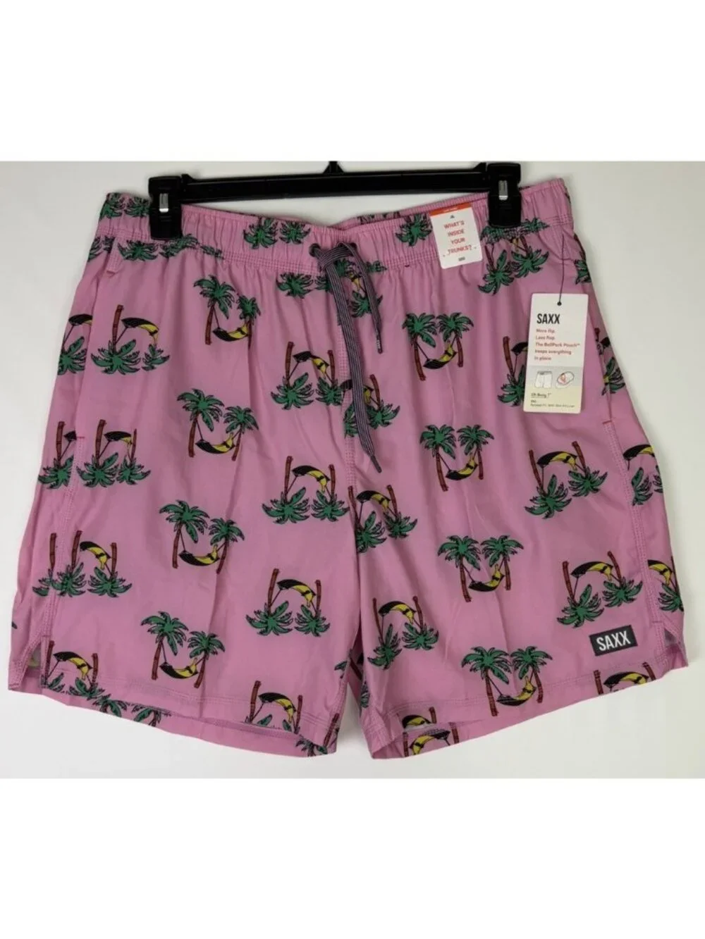 SAXX Oh Buoy XL 2N1 Swim Trunks Mens 7” Inseam Banana Hammocks Lined Liner